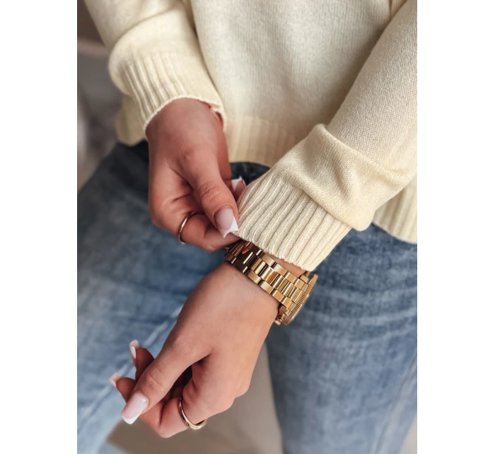 Dámský oversize hladký svetr peach Dstreet model 21986077 - FashionStreet