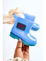 Dziecięce Brokatowe Kalosze Niebieskie Rain Dziecięce Brokatowe Kalosze Niebieskie Rain