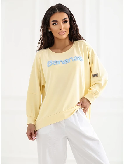 RV BL mikina A1221.13 svetložltá