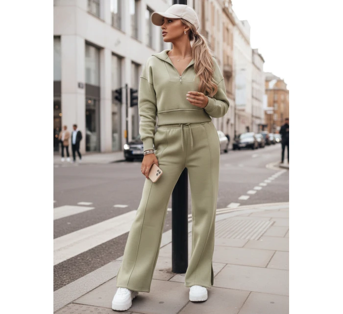 Dámská tepláková souprava pistáciová Dstreet model 21971172 - FashionStreet