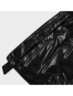 Čierna dámska vesta s kapucňou (6028)