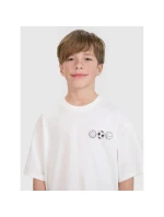 Chlapčenské tričko oversize s potlačou 4F 4FJRSS25TTSHM2640-11S Chlapčenské tričko oversize s potlačou 4F 4FJRSS25TTSHM2640-11S