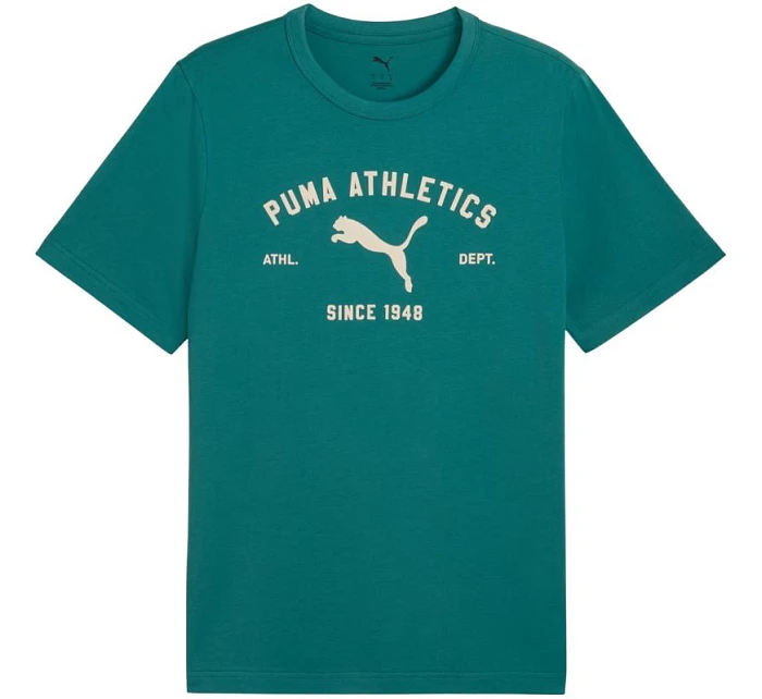 Pánske tričko Puma Class Graphic Tee green 692226 41 pánske