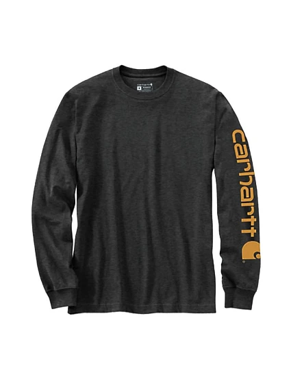 Tričko s dlouhým rukávem Carhartt Sleeve Logo TShirt L/S – barva  velikost: S model 22323674 - No name