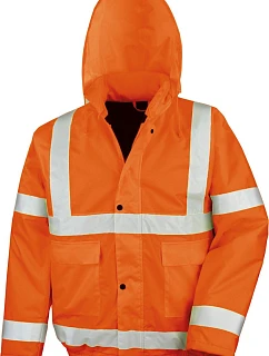 Result R 217X Bezpečnostná zimná bunda „Blouson“ 30.217X fluorescenčná oranžová