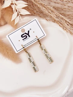 náušnice se zirkony ocel model 21772357 - Boto