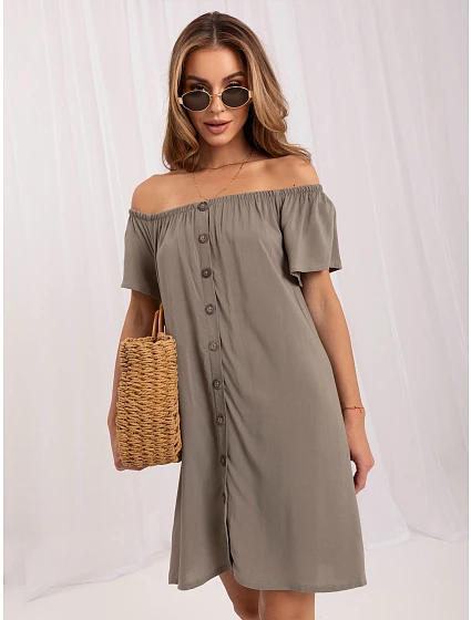 Šaty D73761M30196A khaki Šaty D73761M30196A khaki