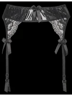 Podväzkový pás Plus Size V-8732 čierna - Axami Podväzkový pás Plus Size V-8732 čierna - Axami