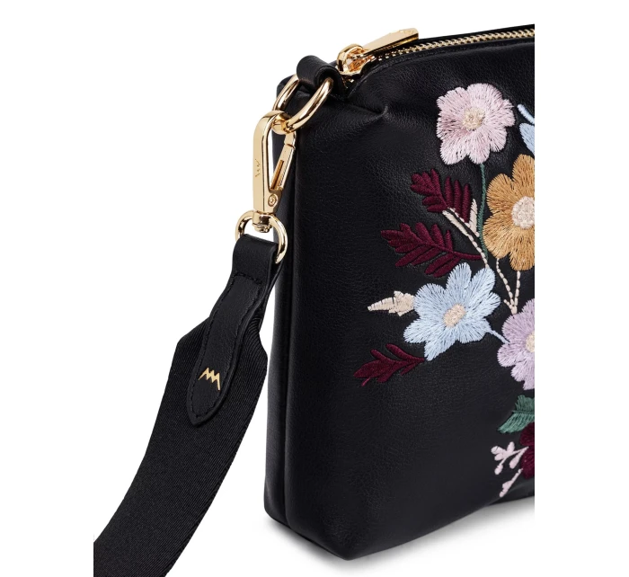 Dámska kabelka Vuch Coalie Flowers Black Dámska kabelka Vuch Coalie Flowers Black