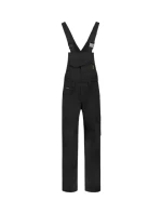 Priemyselné pracovné nohavice Dungaree Overall so šnúrkou unisex čierne Priemyselné pracovné nohavice Dungaree Overall so šnúrkou unisex čierne