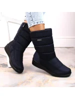 Dámske vysoké snehule 22SN26-5028 EVE436B Dark Blue - NOVINKY