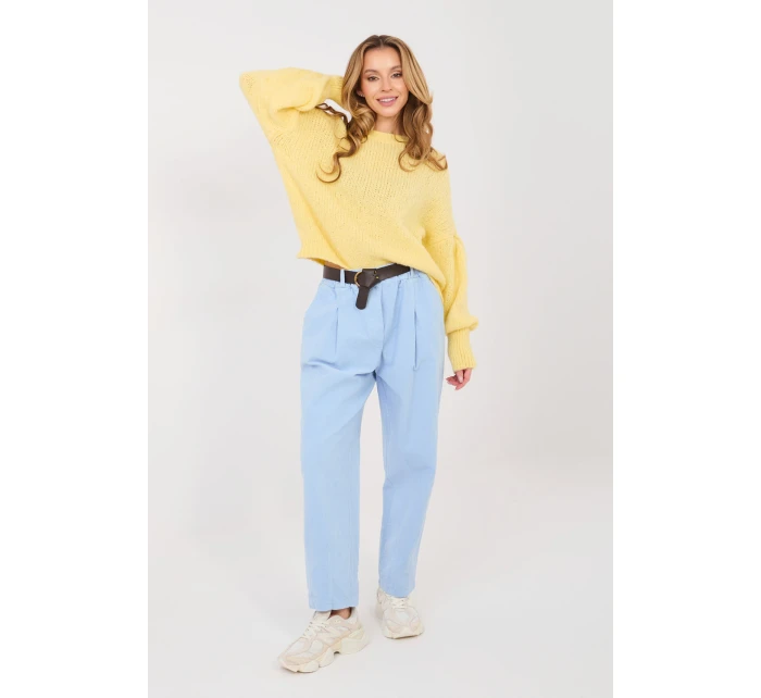 Šnúrové nohavice model 224381 Taliansko Moda