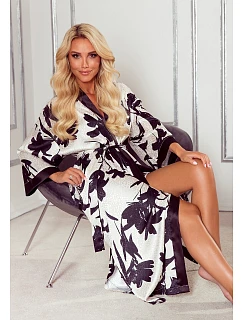 De Lafense 734 Brianna S-2XL dámske dlhé negližé