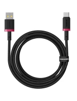 Baseus Dura USB-Type C 60W 2m kábel (červený/čierny)
