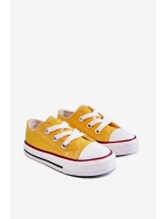 Dziecięce Trampki Klasyczne Żółte Filemon Dziecięce Trampki Klasyczne Żółte Filemon