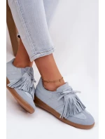 Dámské tenisky s třásněmi modré Dorivelle