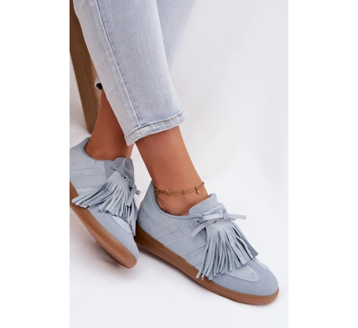 Dámské tenisky s třásněmi modré Dorivelle