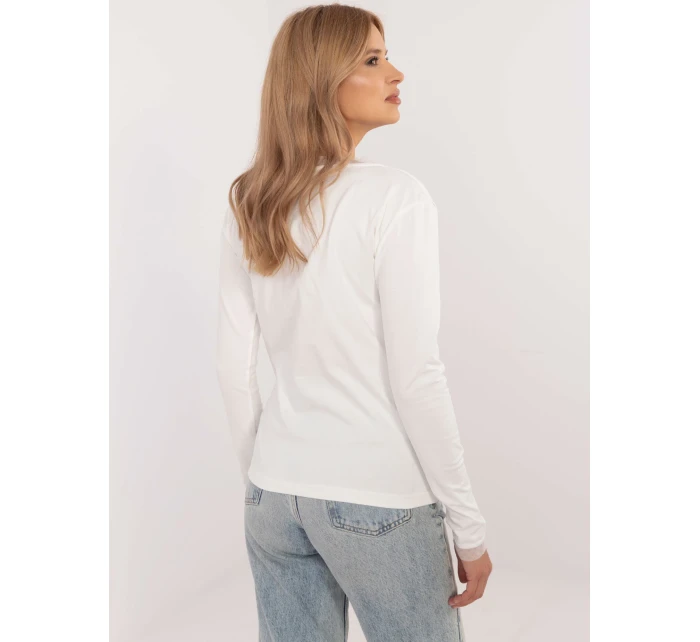 Bluzka CLM BZ model 20692077 ecru - FPrice Bluzka CLM BZ model 20692077 ecru - FPrice