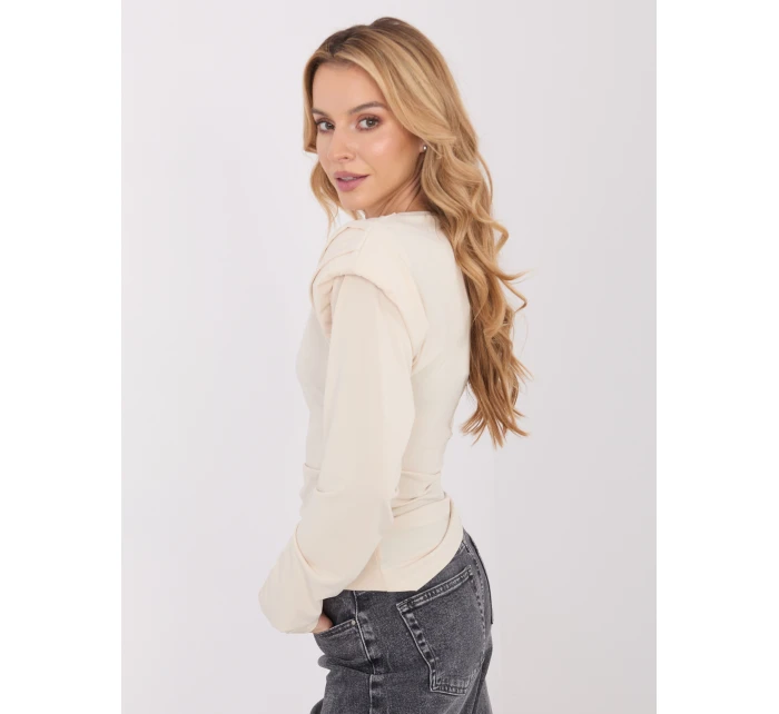 Bluzka IT BZ model 21782389 beżowy - FPrice Bluzka IT BZ model 21782389 beżowy - FPrice