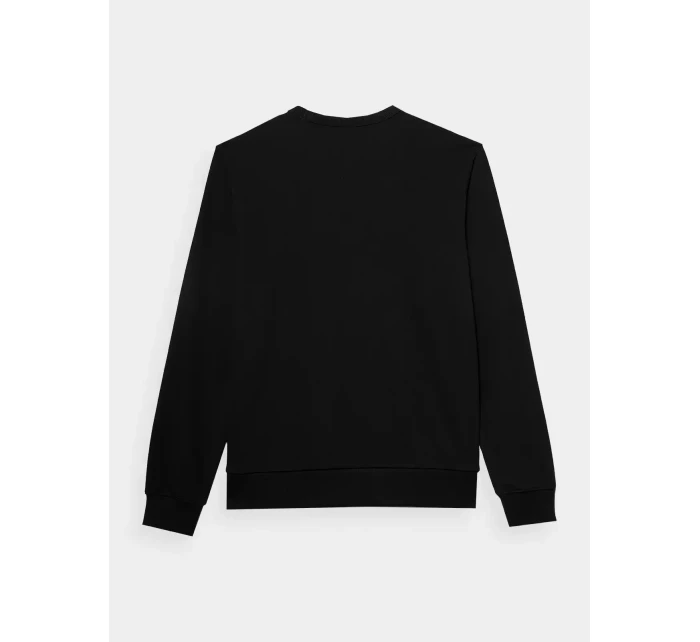 Pánska bavlnená mikina 4F - čierna Pánska bavlnená mikina 4F - čierna