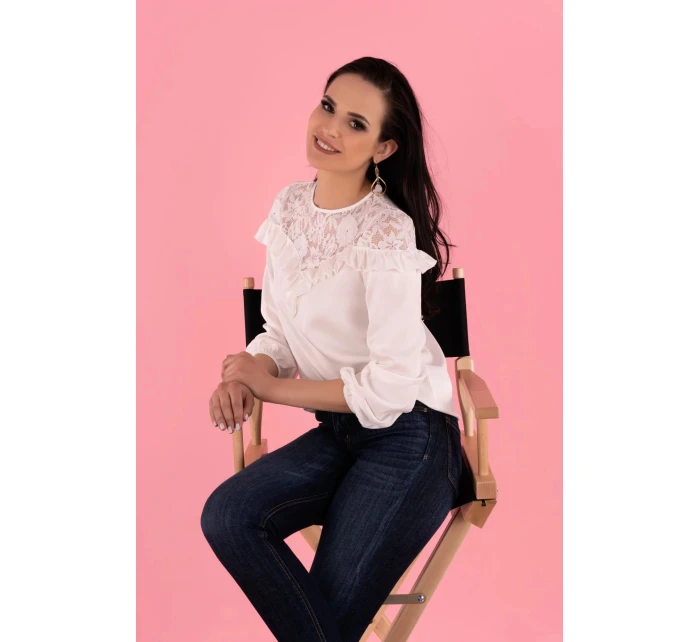 Blúzka Hiron krémová - Merribel Blúzka Hiron krémová - Merribel