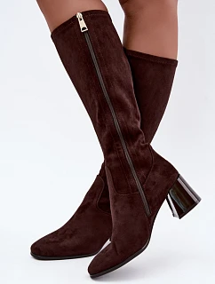 Čižmy na podpätku, model 231643 Step in style