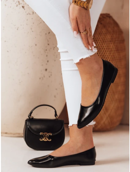 dámské baleríny s hroty černé Dstreet model 21984733 - FashionStreet