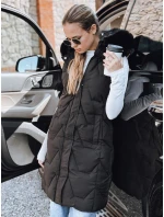 Dámska prešívaná vesta čierna FashionStreet TY5262