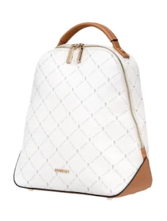 Puccini Monogram Collection dámska kabelka batoh White - BLXP0011P-0
