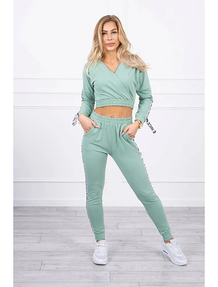 Sada s ozdobnými model 18746078 tmavě mátová - K-Fashion