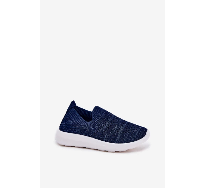 Dziecięce Wsuwane Buty Sportowe Granatowe Grinala Dziecięce Wsuwane Buty Sportowe Granatowe Grinala
