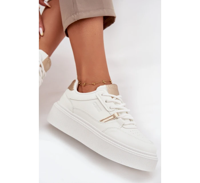 Dámské Sneakersy Na Platformě Big Star model 21706296 Bílé - Big Star Shoes