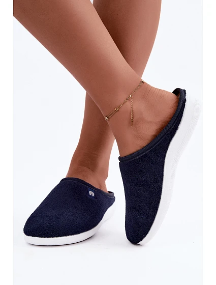 Dámské domácí pantofle model 22368067 tmavě modré - Inblu Dámské domácí pantofle model 22368067 tmavě modré - Inblu