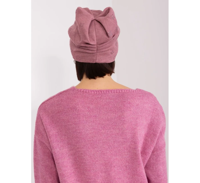 Czapka AT CZ model 19040938 fioletowy - FPrice