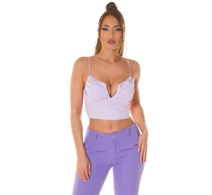 Sexy Koucla Musthave Crop Top with ruffled band