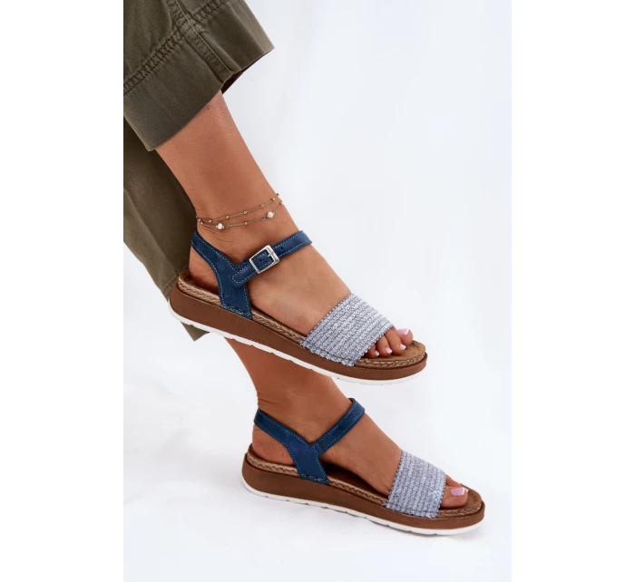 Sandále model 215335 Krok vo veľkom štýle Sandále model 215335 Krok vo veľkom štýle