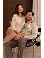 Pyžamo Regina 6008 s dlhými rukávmi, veľkosti M–3XL, Z26