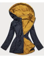 Tmavě oboustranná dámská prošívaná bunda model 15884808 - MHM