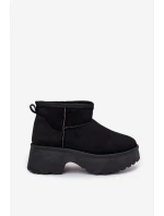 Dámské Nízké Sněhule Na S S Kožíškem Černé model 21706754 - Boto Dámské Nízké Sněhule Na S S Kožíškem Černé model 21706754 - Boto