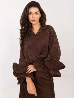 Košeľa IT KS 8381 1.64 hnedá