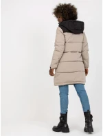 Dámska bunda NM KR D2 3827 62 šedá čierna