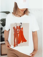 Dámské tričko bílé Dstreet model 21976518 - FashionStreet
