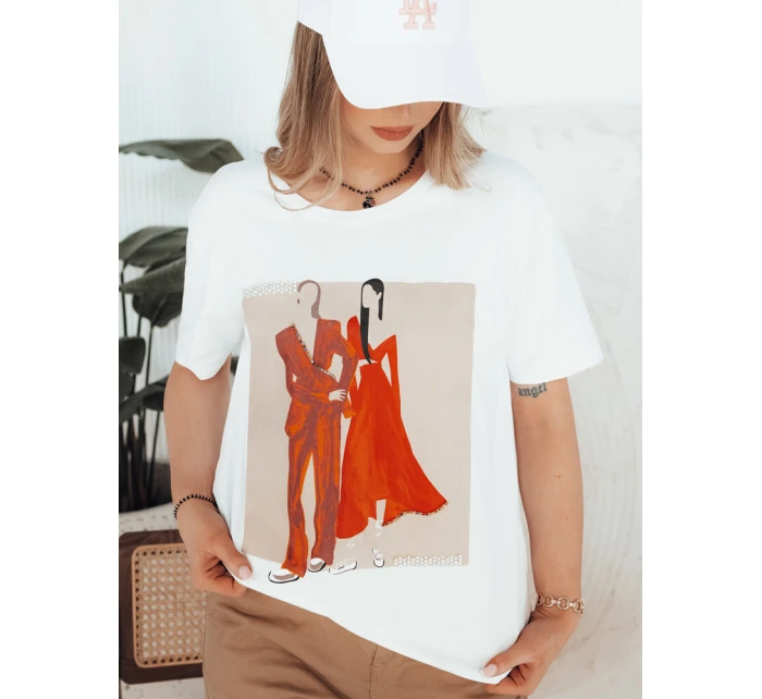 Dámské tričko bílé Dstreet model 21976518 - FashionStreet