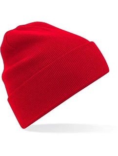 B Pletená čepice z bio bavlny 53.0 classic red model 22481564 - Beechfield
