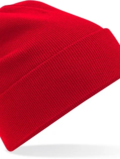 Beechfield B 45N Pletená čiapka z bio bavlny 53.045N classic red