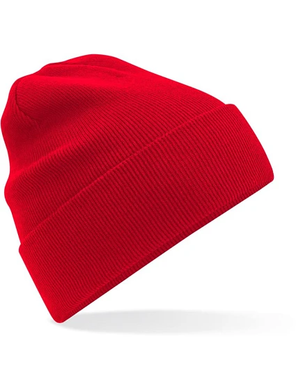 Beechfield B 45N Pletená čiapka z bio bavlny 53.045N classic red