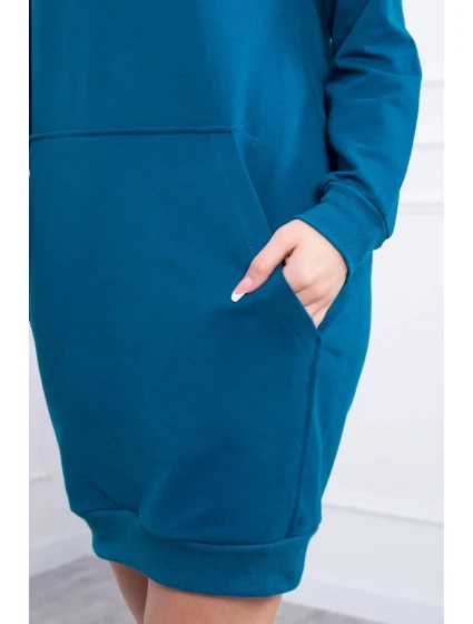 model 18748089 šaty s kapucí - K-Fashion