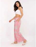 Nohavice D73771M62237G ružové