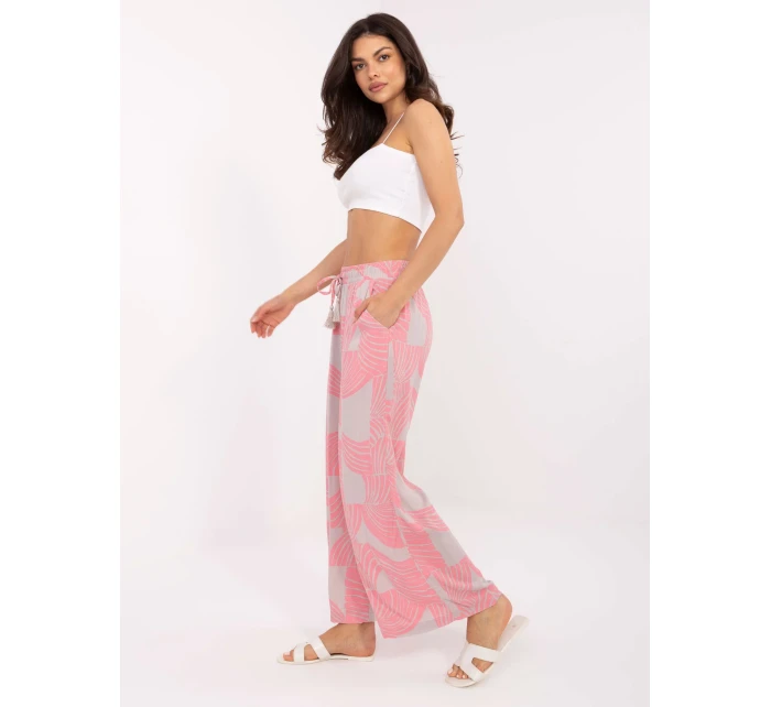 Nohavice D73771M62237G ružové