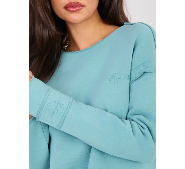 Mikina NS BL NS2553.16 tyrkysová